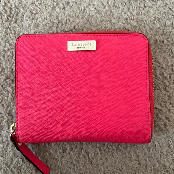 kate spade Handbags - Kate Spade Vibrant Red Wallet